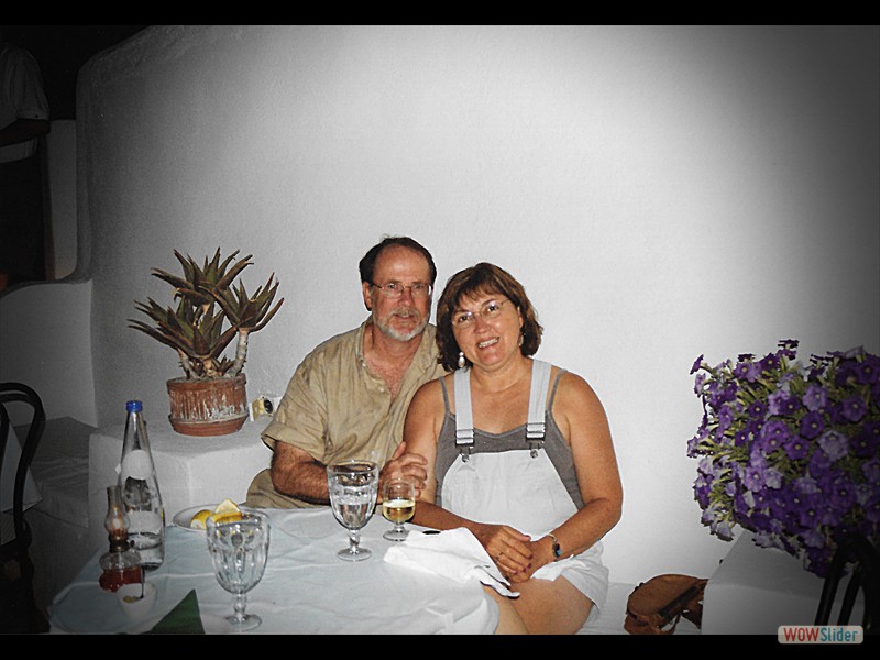 Santorini Phil and Deb