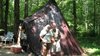 Deb and Phil in Front of Tee Pee