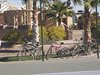 Bikes at Tennis Court