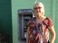Deb in front of Pay Phone?
