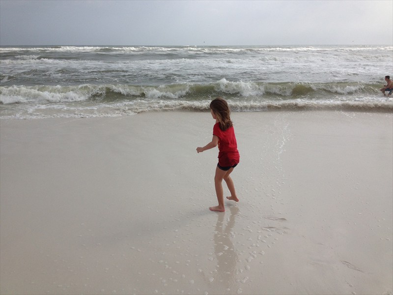 Addie in the Gulf of Mexico - Miramar Beach, Florida