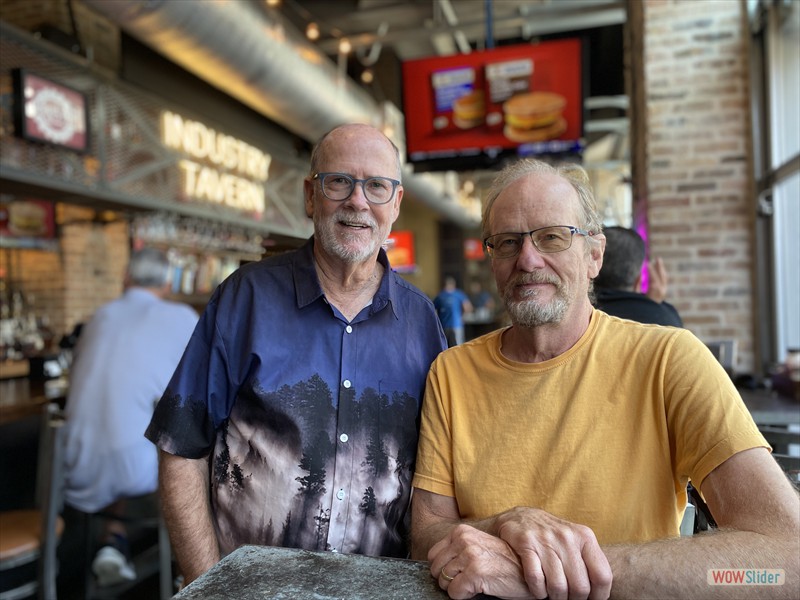 Phil and David at Industrial Tavern