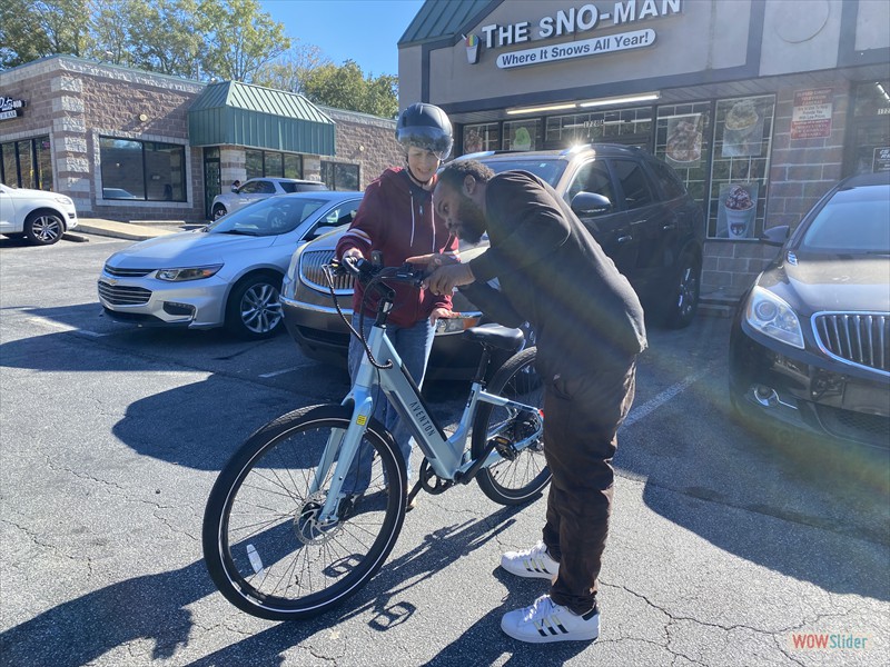 E-bike rebate for Lindsey and Michael