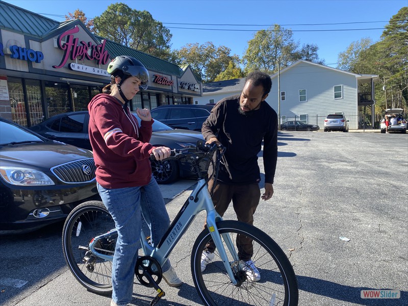 E-bike rebate for Lindsey and Michael