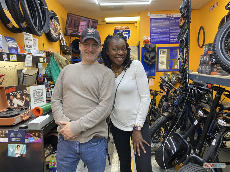 E-bike rebate for Lindsey and Michael