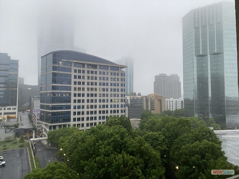 Foggy day in Buckhead