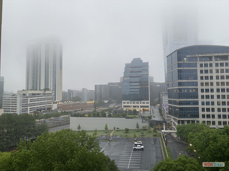 Foggy day in Buckhead