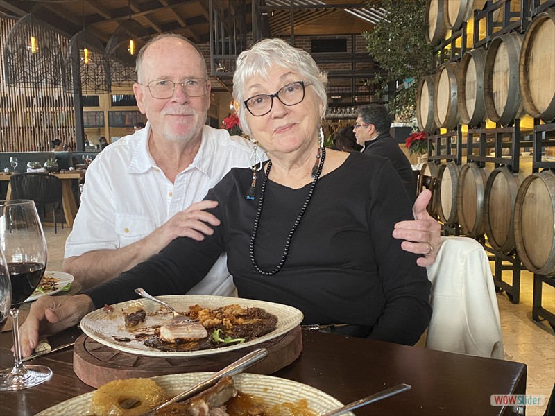 Phil and Deb at San Miguel Winery