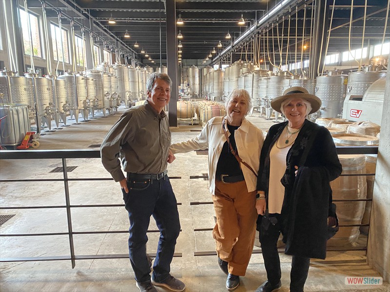 Mark, Deb and Susan at San Miguel Winery