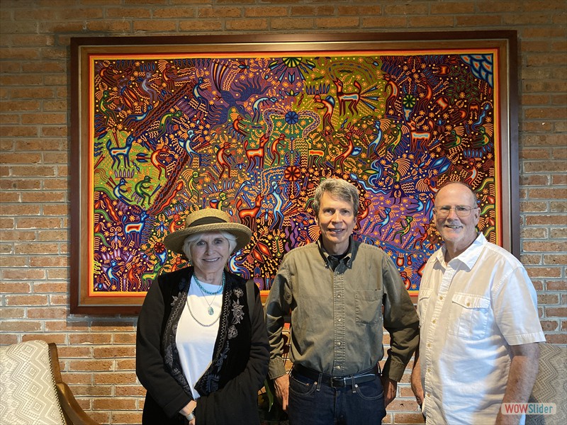 Susan, Mark and Phil at San Miguel Winery