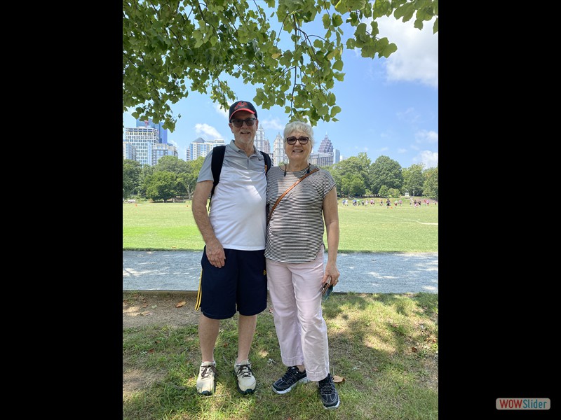 Phil and Deb at Atlanta Art Festival in Piedmont Park