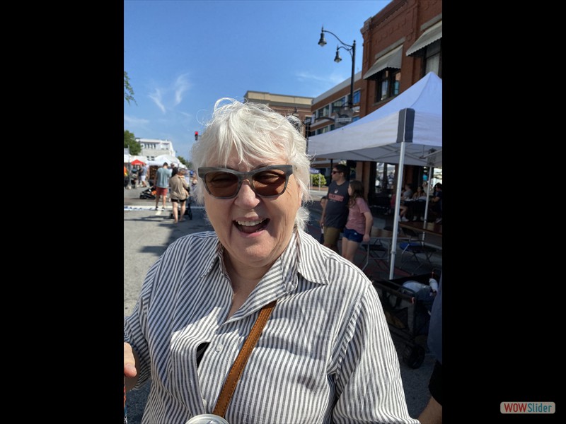 Deb  at Marietta Square Art Festival