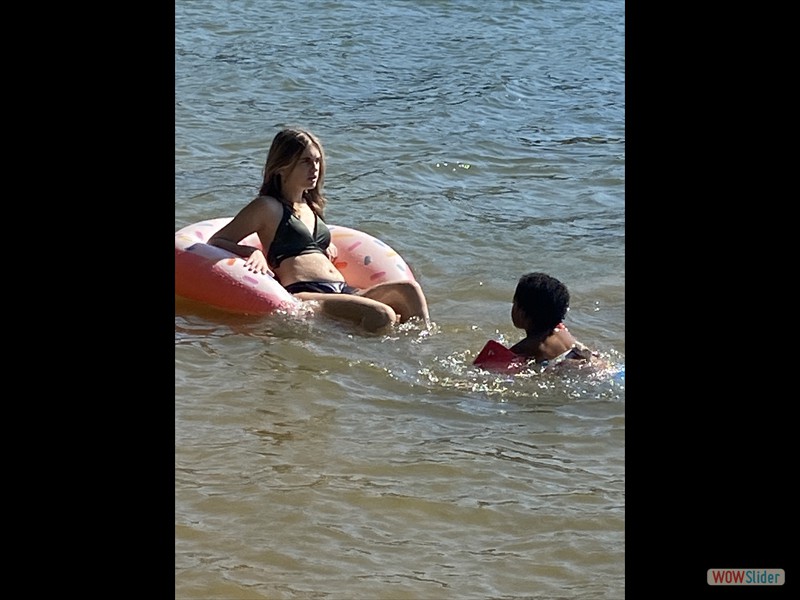 Addison and Ashton at Redtop Mountain State Park