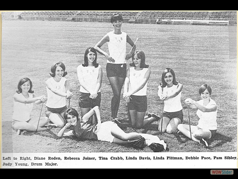 Muscle Shoals HS Majorettes 1967-1968