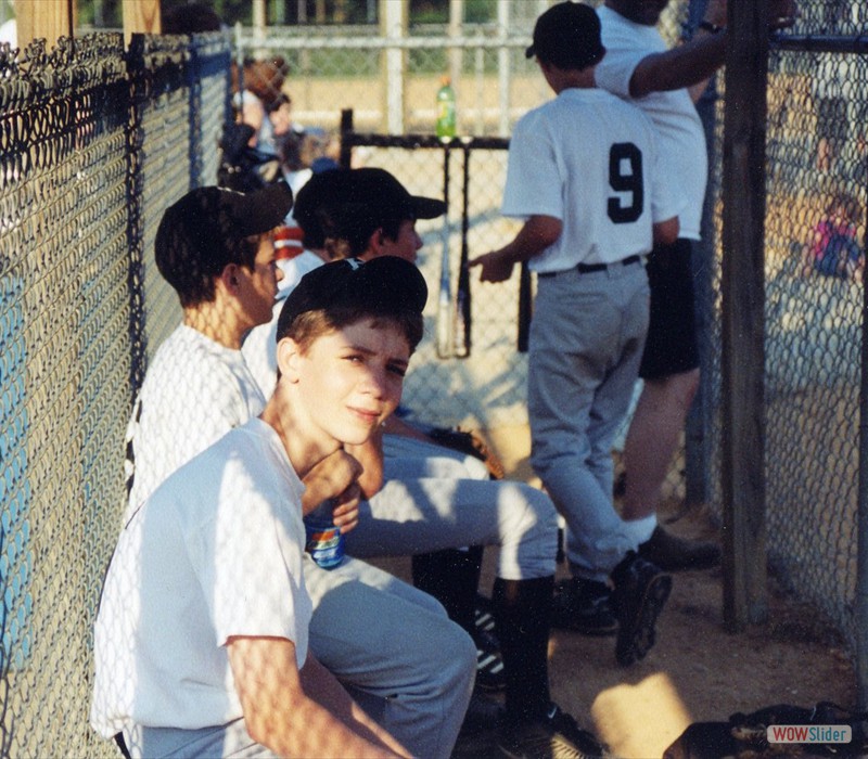 Ryan with Baseball Team